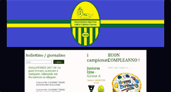 Desktop Screenshot of calciocaldieroterme.com